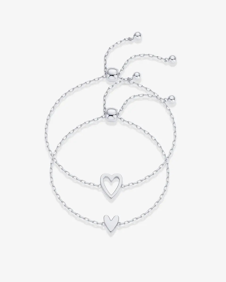 Matching Heart Bracelet NostalgiaJewels
