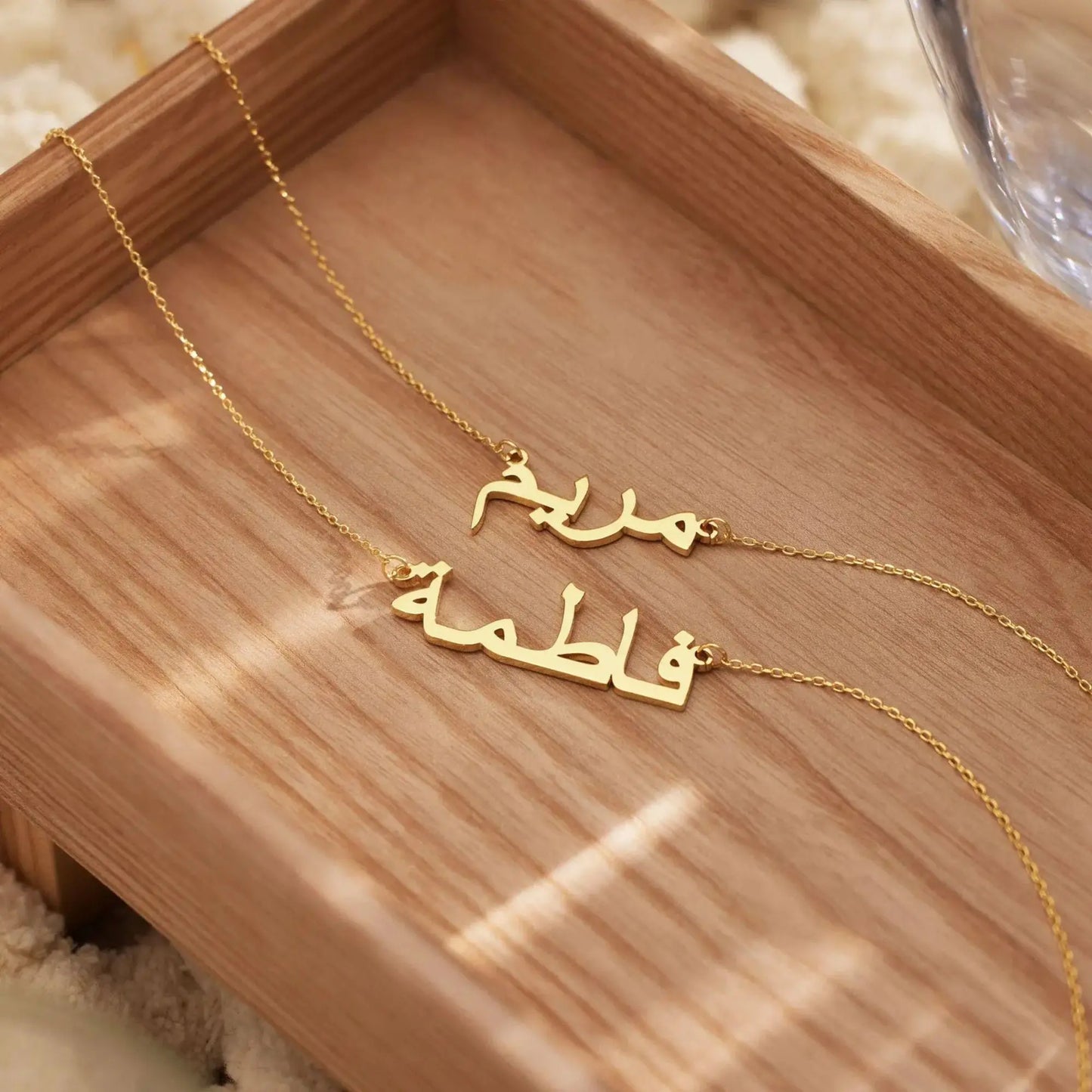 Personalized Necklace with Side Initials (Copy) NostalgiaJewels