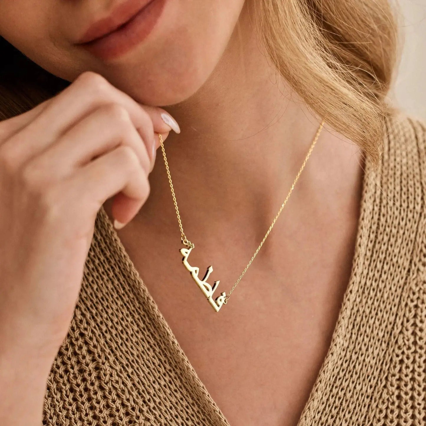 Personalized Necklace with Side Initials (Copy) NostalgiaJewels
