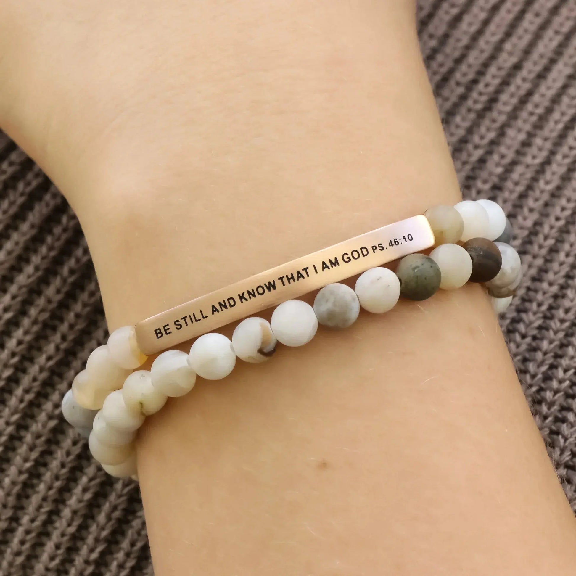 BE STILL AND KNOW THAT I AM GOD - Psalms 46:10  NostalgiaJewels