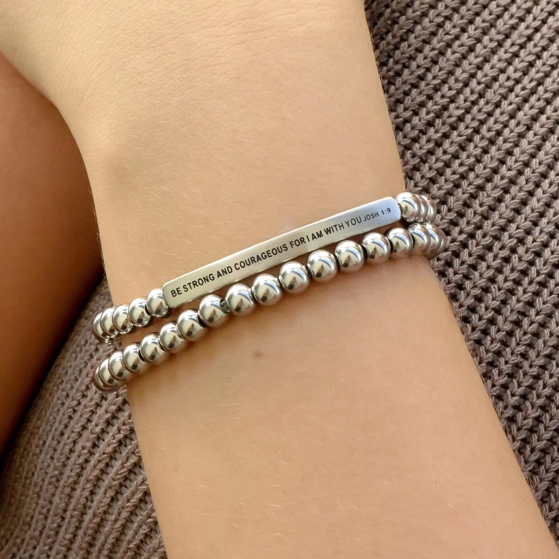 BE STRONG AND COURAGEOUS FOR I AM WITH YOU - JOSHUA 1:9  NostalgiaJewels