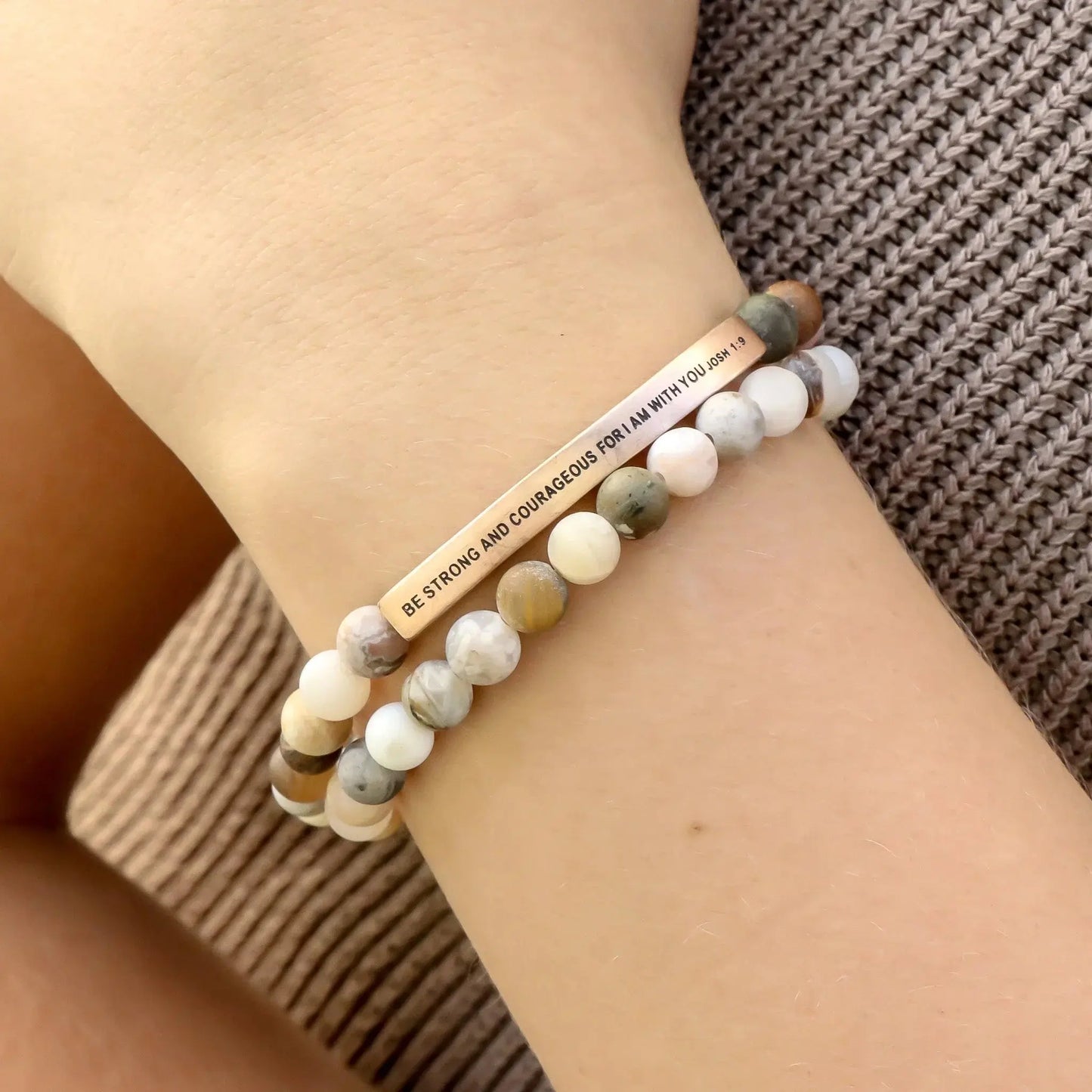 BE STRONG AND COURAGEOUS FOR I AM WITH YOU - JOSHUA 1:9 NostalgiaJewels