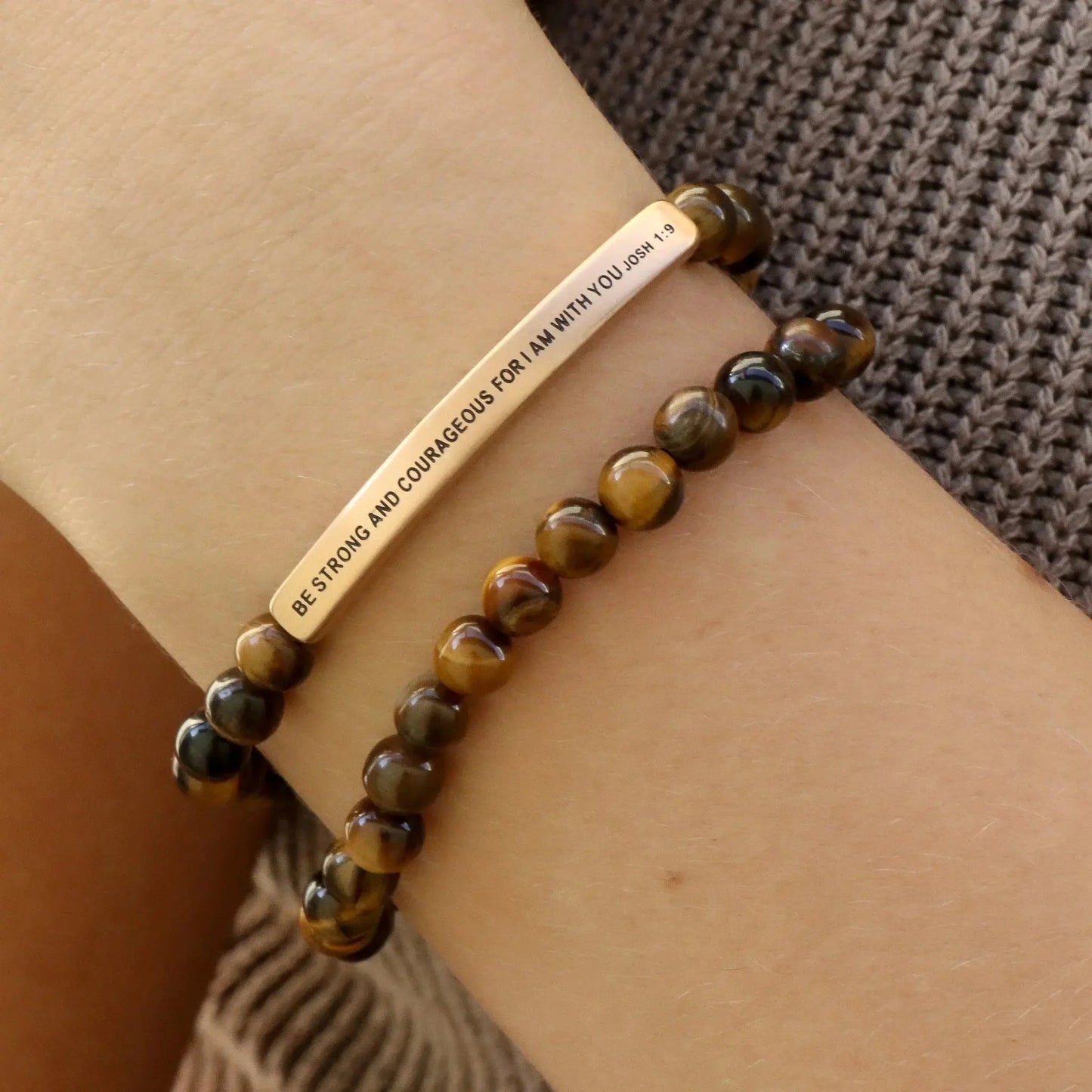 BE STRONG AND COURAGEOUS FOR I AM WITH YOU - JOSHUA 1:9 NostalgiaJewels