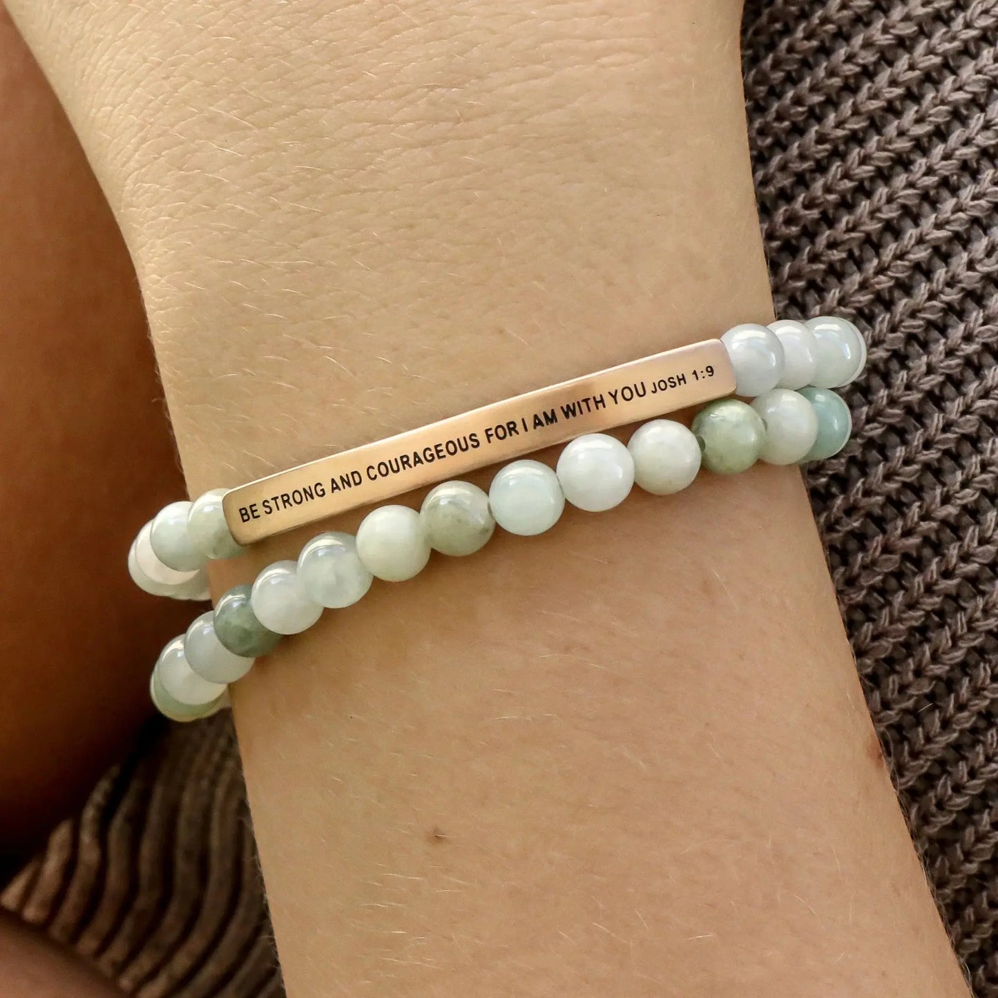 BE STRONG AND COURAGEOUS FOR I AM WITH YOU - JOSHUA 1:9 NostalgiaJewels