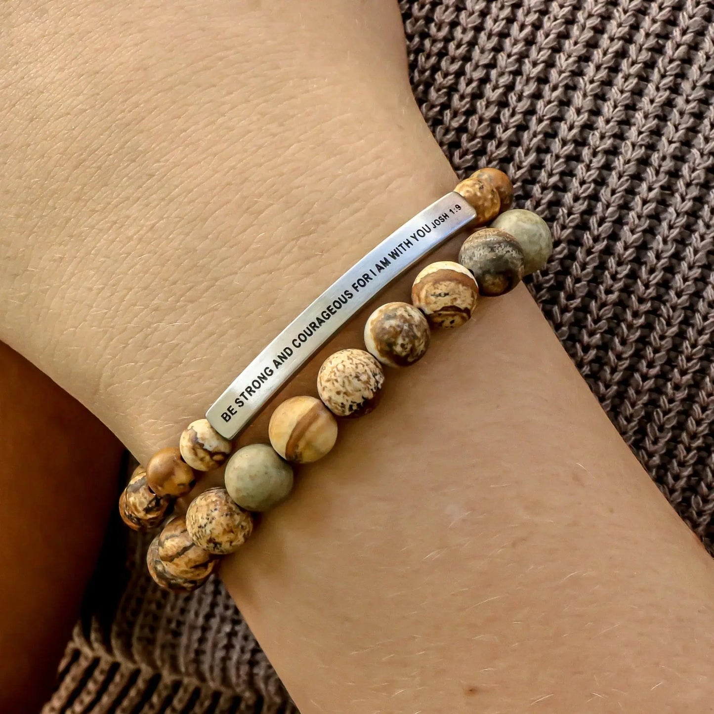 BE STRONG AND COURAGEOUS FOR I AM WITH YOU - JOSHUA 1:9 NostalgiaJewels
