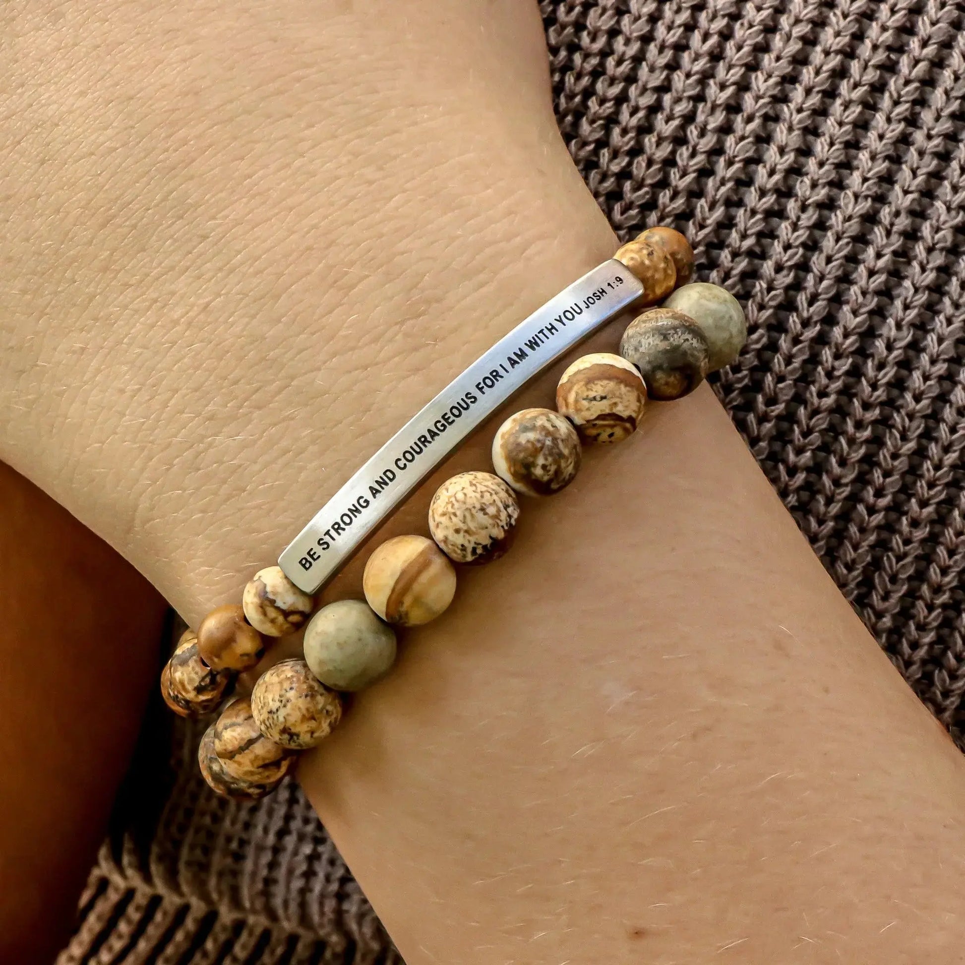 BE STRONG AND COURAGEOUS FOR I AM WITH YOU - JOSHUA 1:9  NostalgiaJewels