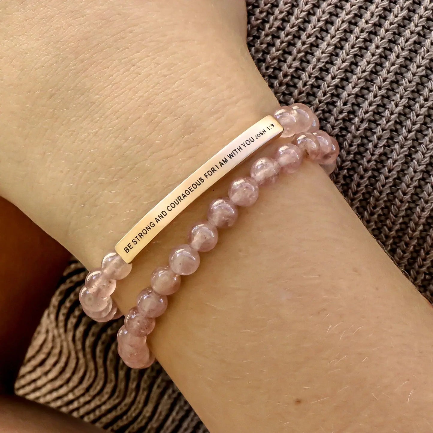 BE STRONG AND COURAGEOUS FOR I AM WITH YOU - JOSHUA 1:9 NostalgiaJewels