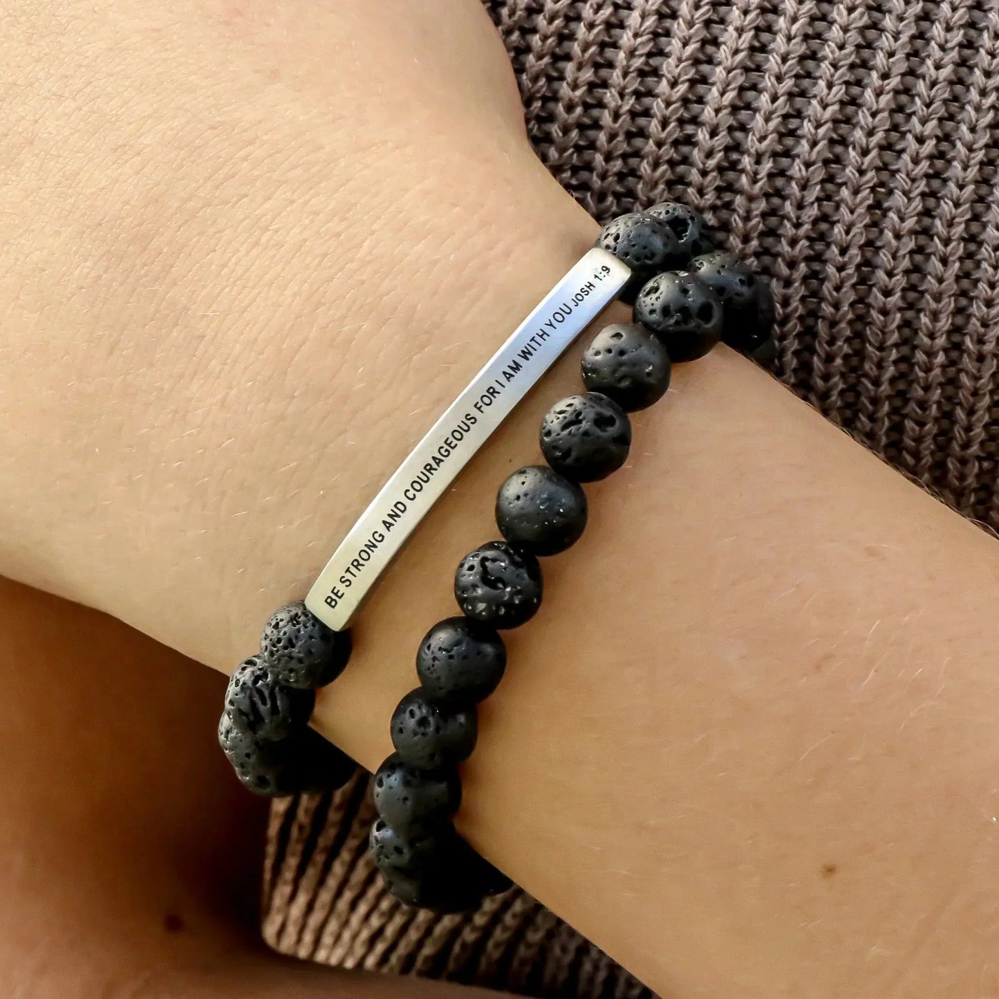BE STRONG AND COURAGEOUS FOR I AM WITH YOU - JOSHUA 1:9 NostalgiaJewels