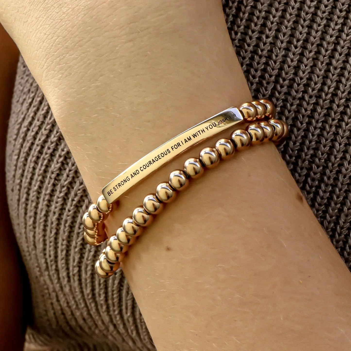 BE STRONG AND COURAGEOUS FOR I AM WITH YOU - JOSHUA 1:9 NostalgiaJewels