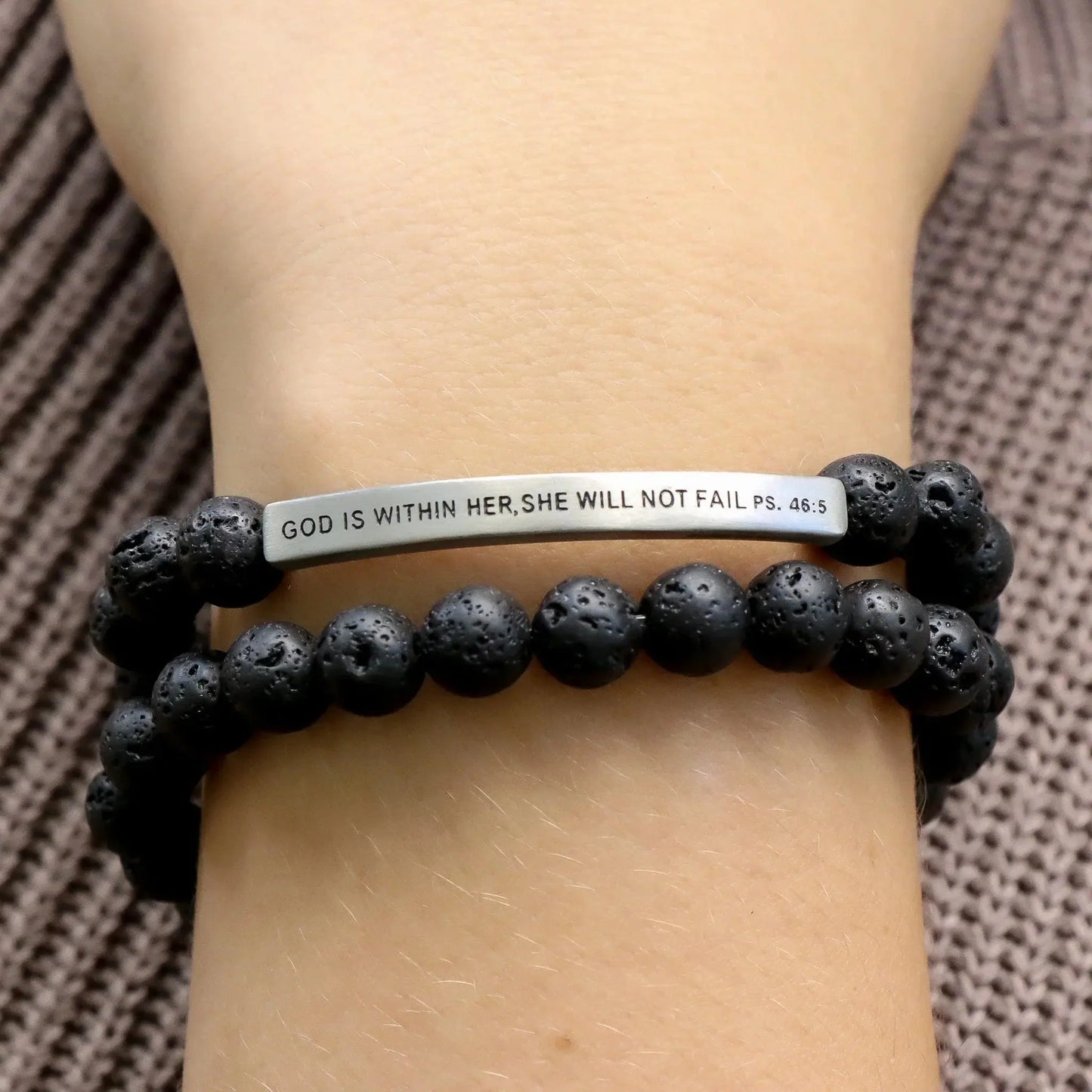 GOD IS WITHIN HER SHE WILL NOT FAIL - Psalms 46:5 NostalgiaJewels