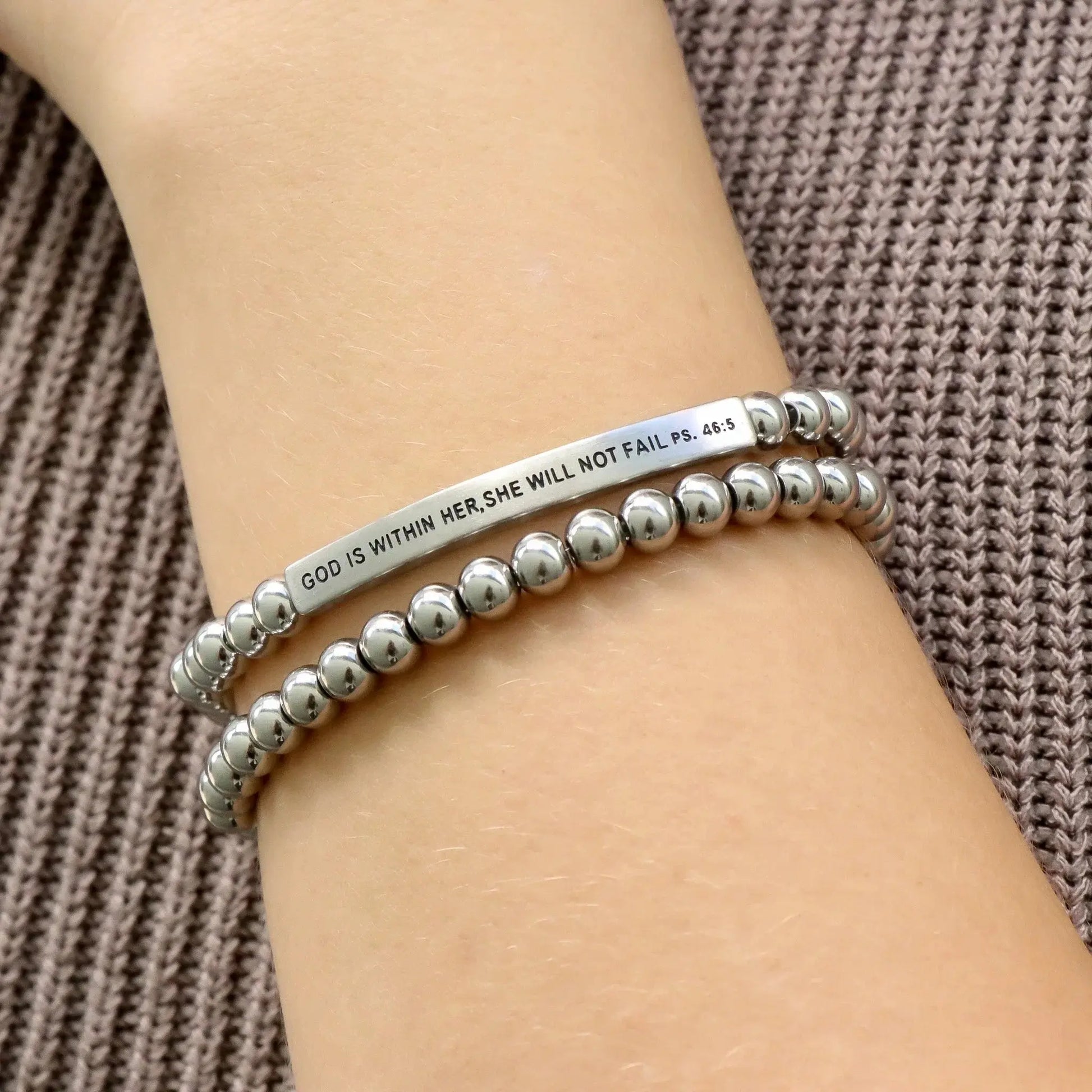 GOD IS WITHIN HER SHE WILL NOT FAIL - Psalms 46:5  NostalgiaJewels