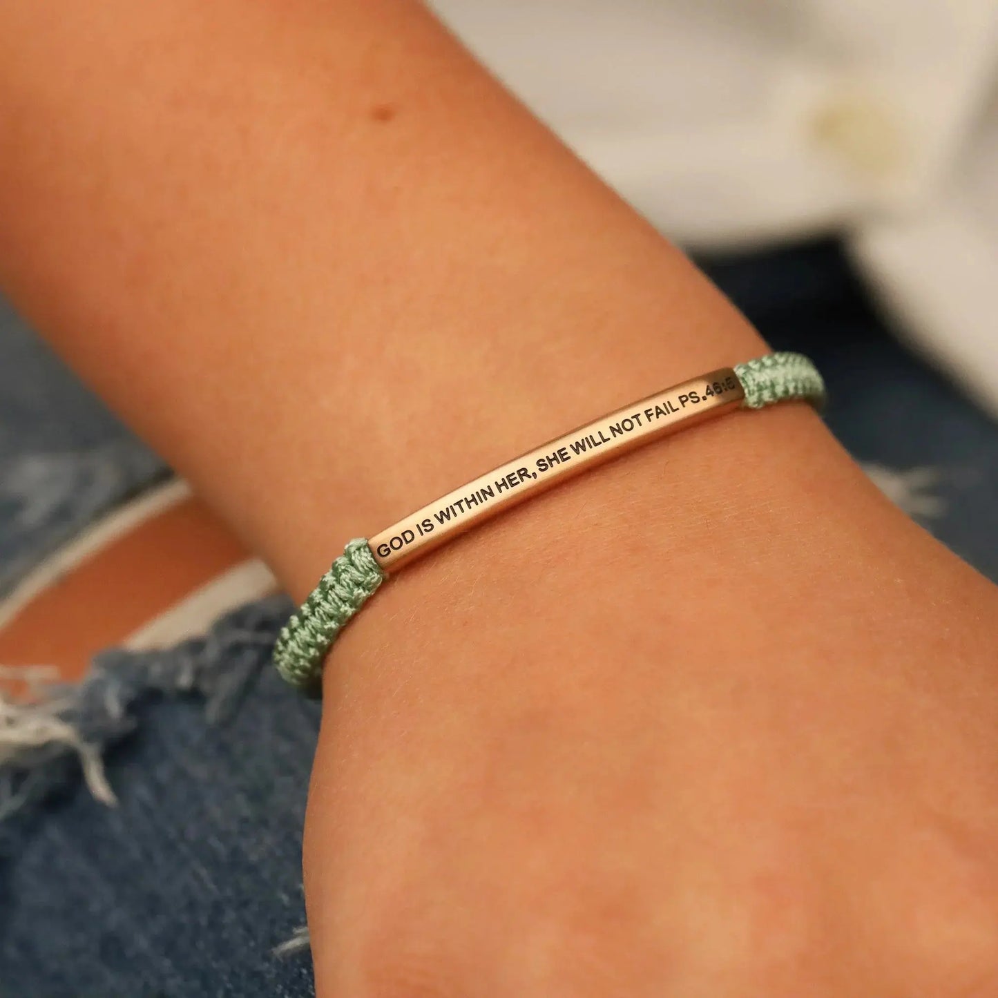 GOD IS WITHIN HER SHE WILL NOT FAIL - Psalms 46:5 NostalgiaJewels