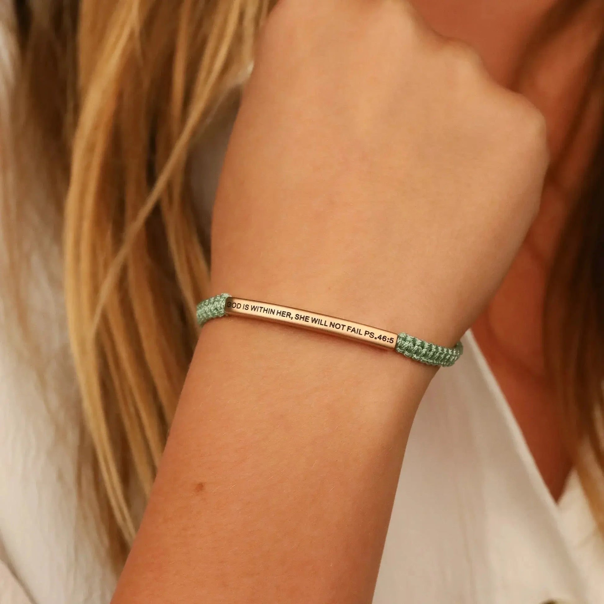 GOD IS WITHIN HER SHE WILL NOT FAIL - Psalms 46:5  NostalgiaJewels