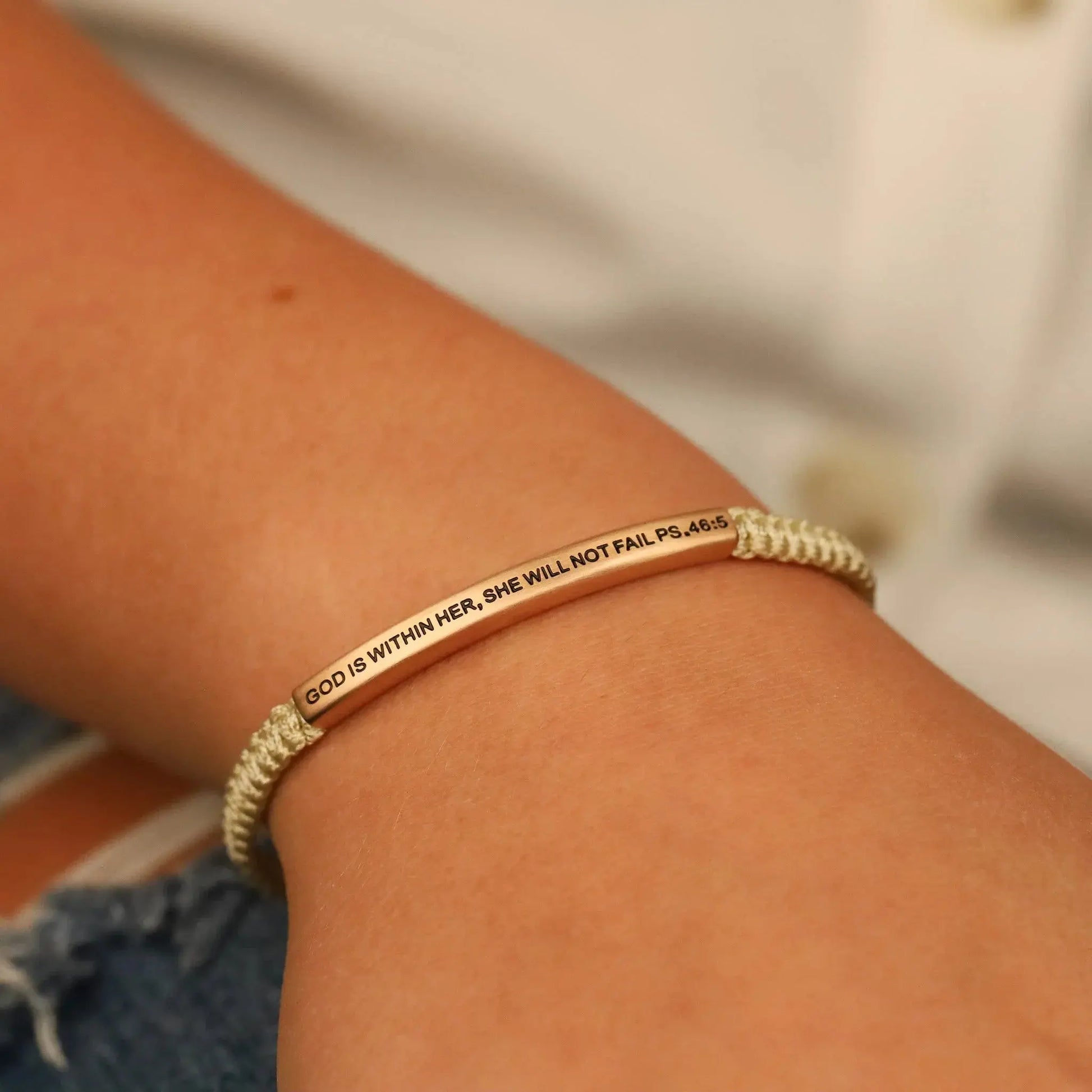 GOD IS WITHIN HER SHE WILL NOT FAIL - Psalms 46:5  NostalgiaJewels