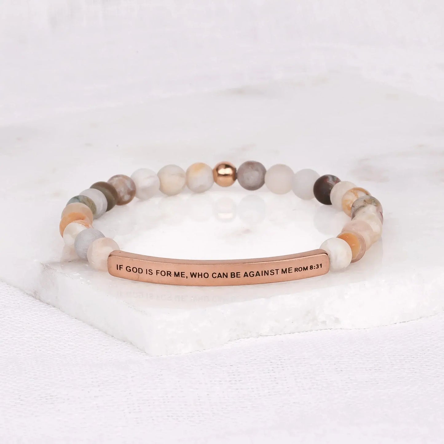 IF GOD IS FOR ME, WHO CAN BE AGAINST ME - ROMANS 8:31 NostalgiaJewels