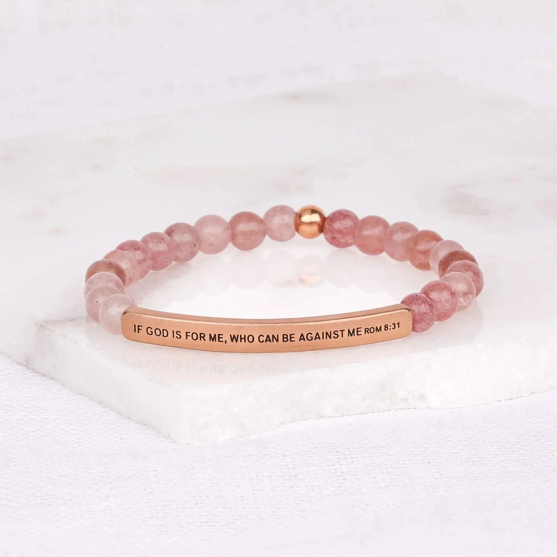 IF GOD IS FOR ME, WHO CAN BE AGAINST ME - ROMANS 8:31  NostalgiaJewels