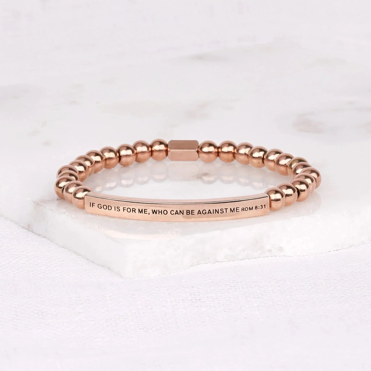 IF GOD IS FOR ME, WHO CAN BE AGAINST ME - ROMANS 8:31 NostalgiaJewels