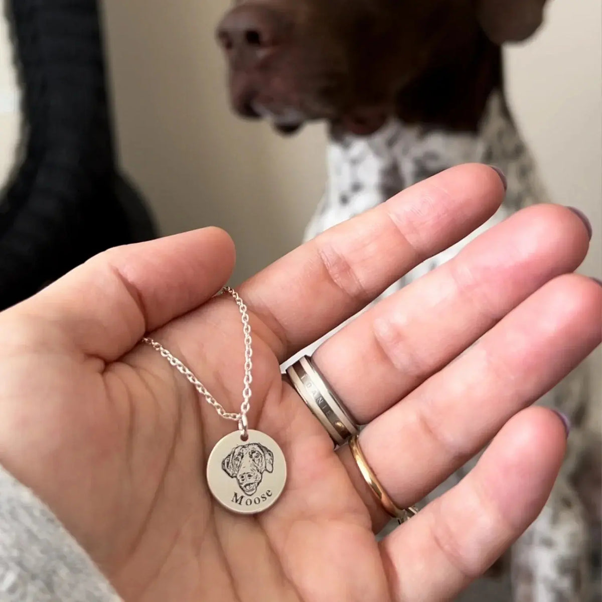 Custom Pet Face Necklace  NostalgiaJewels