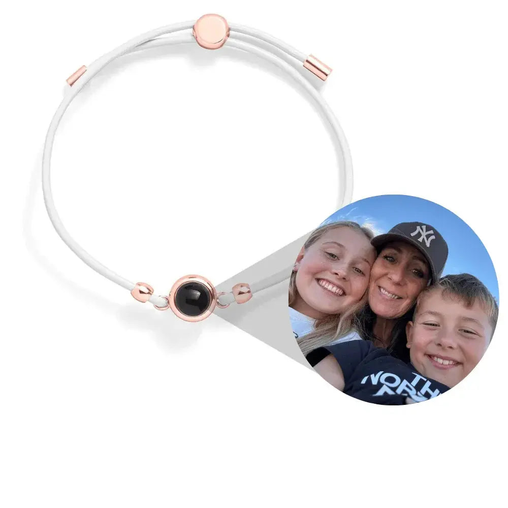 Custom Leather Photo Bracelet  NostalgiaJewels