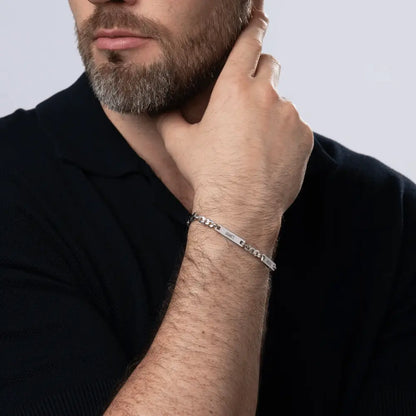 For Him | Custom Name Bar Bracelet  NostalgiaJewels
