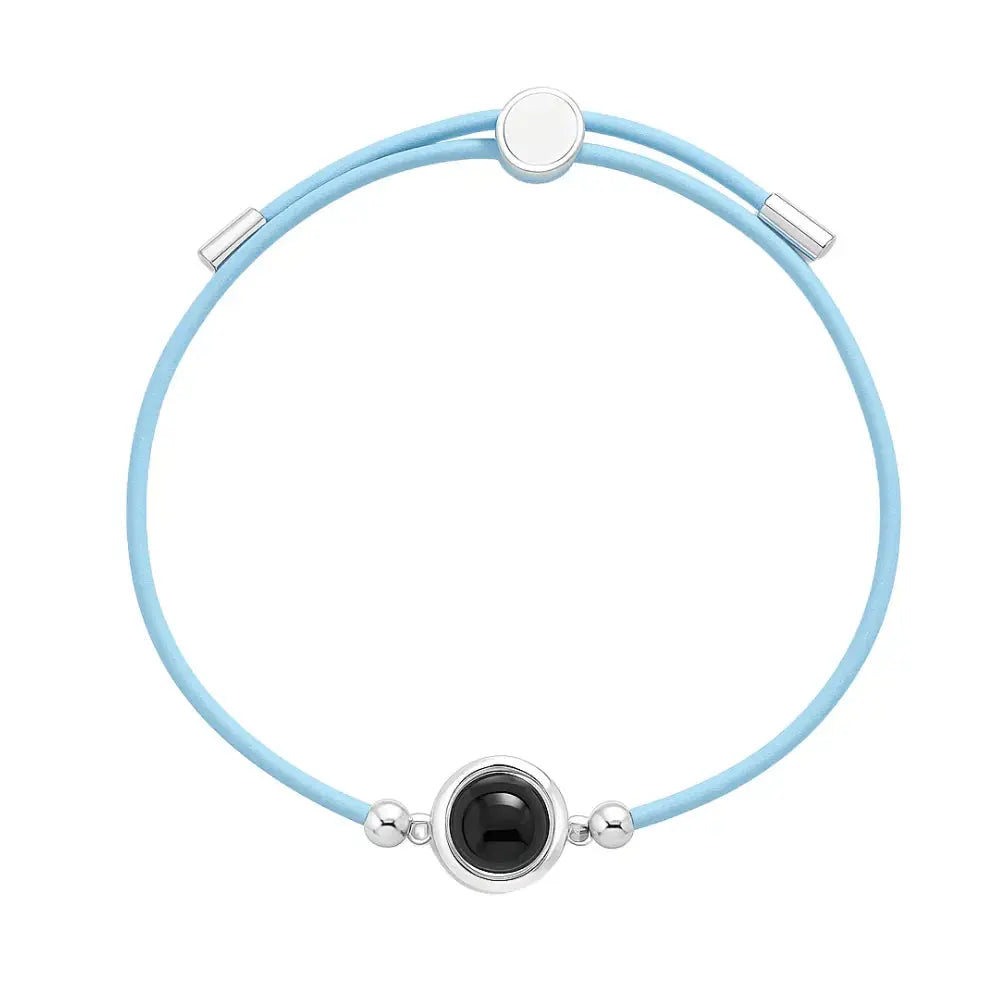 Custom Leather Photo Bracelet  NostalgiaJewels
