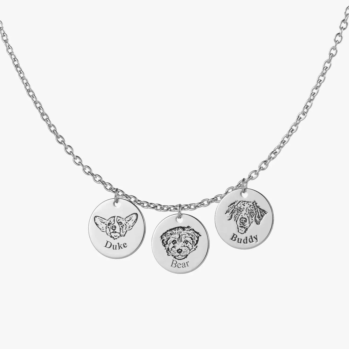 Custom Pet Face Necklace  NostalgiaJewels