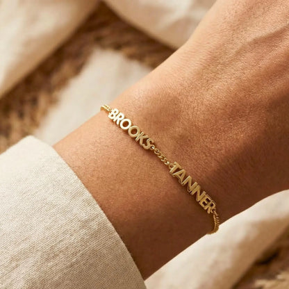 Custom Name Bracelet  NostalgiaJewels