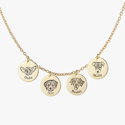 Custom Pet Face Necklace  NostalgiaJewels