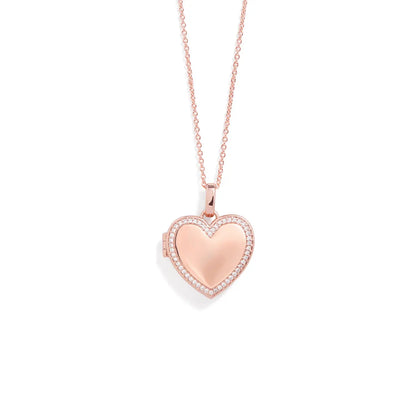 Custom Photo Heart Locket Necklace  NostalgiaJewels