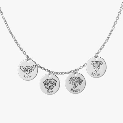 Custom Pet Face Necklace  NostalgiaJewels