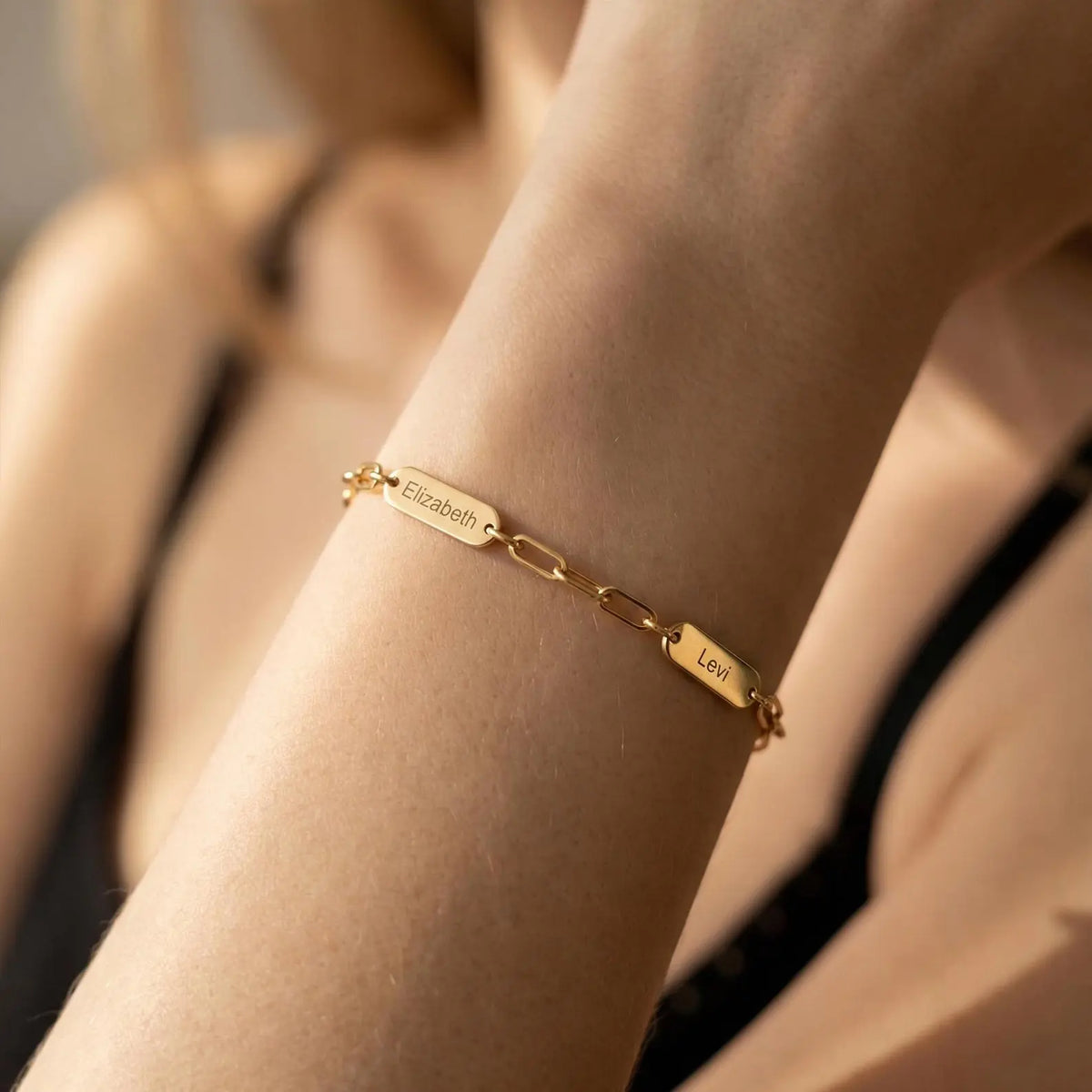 Personalized bracelet with engravings - Argento / 1