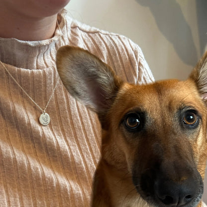 Custom Pet Face Necklace  NostalgiaJewels