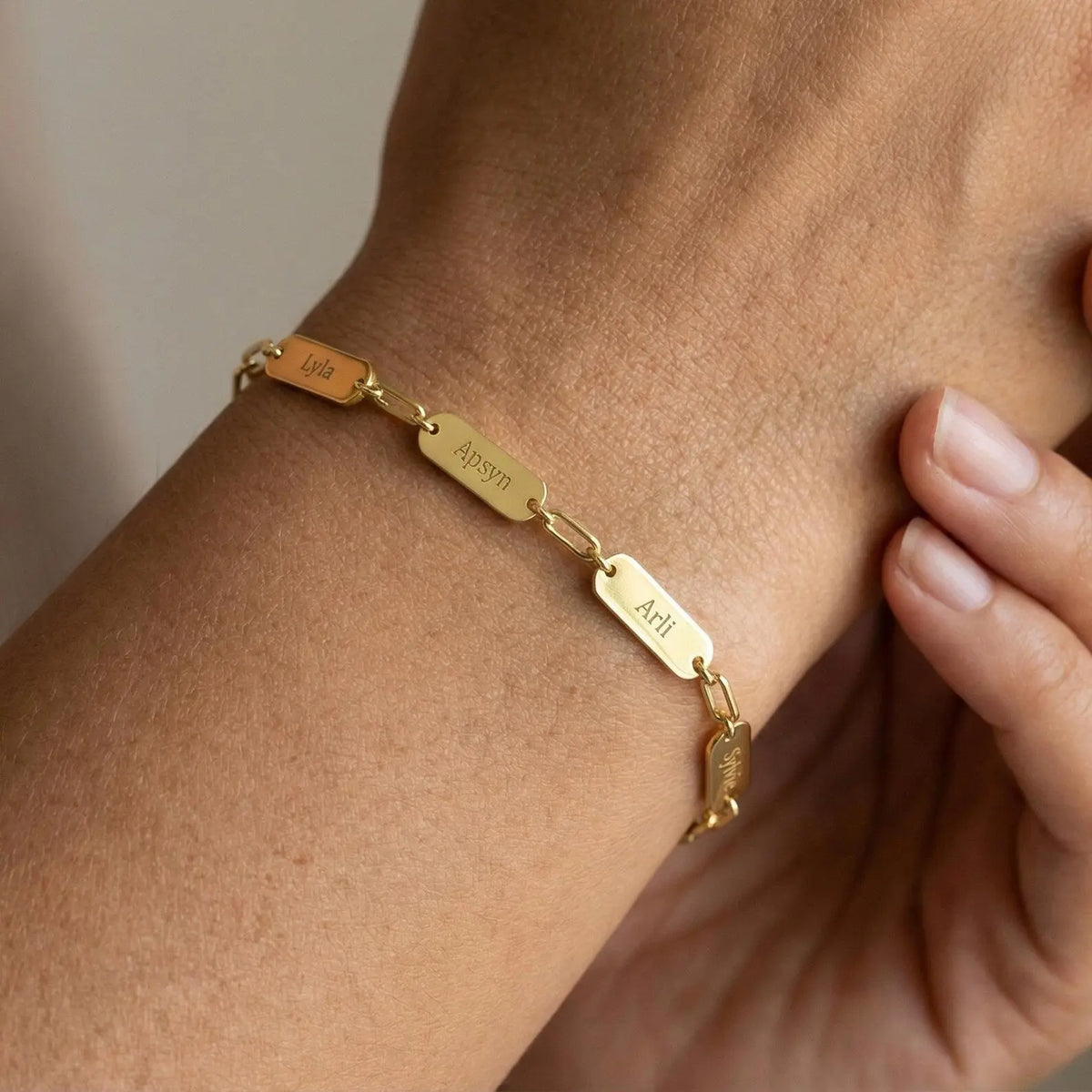 Personalized bracelet with engravings - Argento / 2