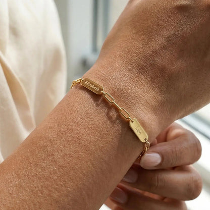 Personalized bracelet with engravings - Argento / 3