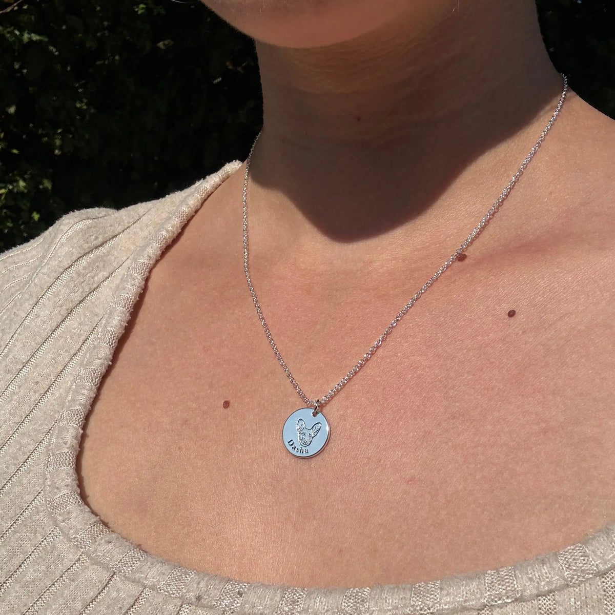 Custom Pet Face Necklace  NostalgiaJewels