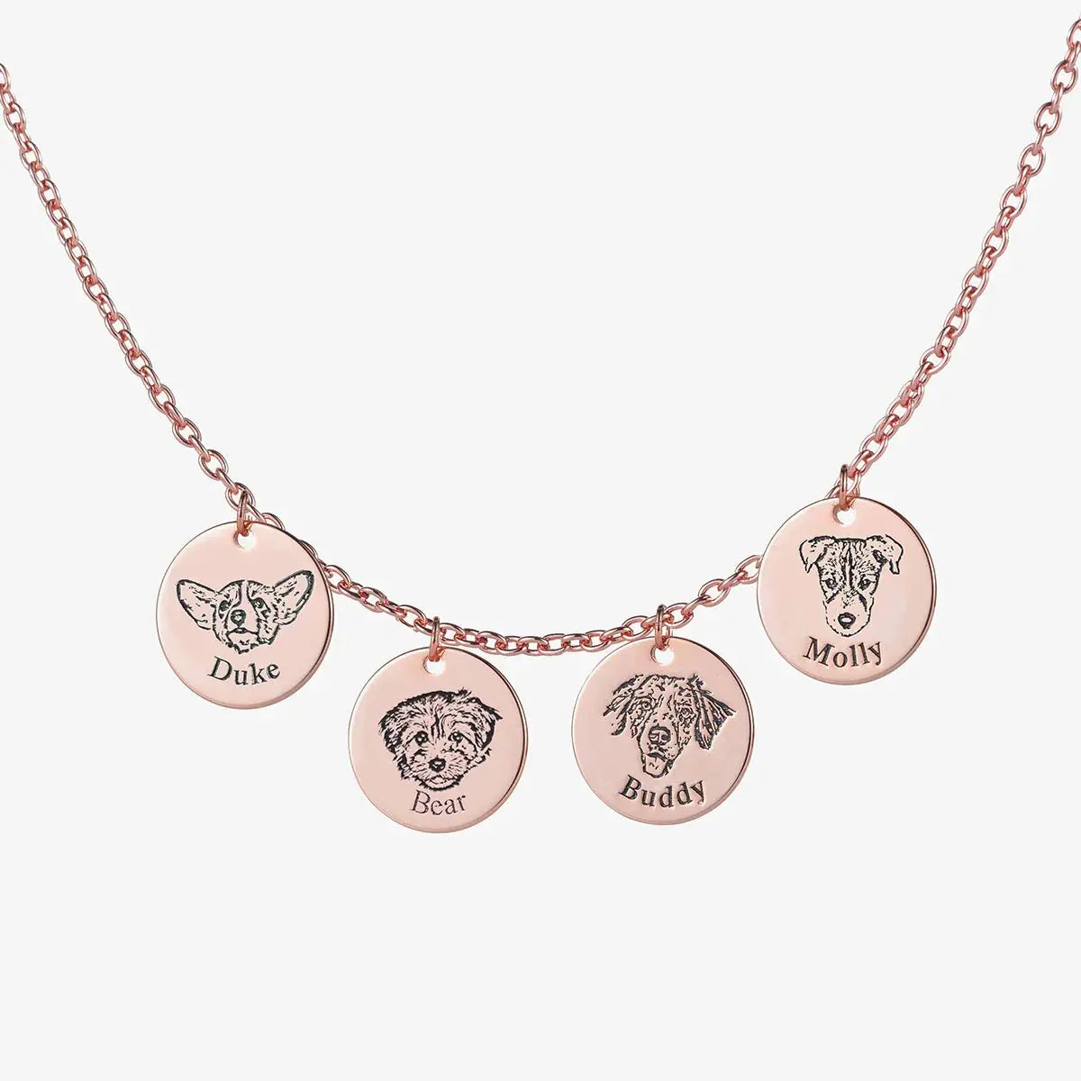 Custom Pet Face Necklace  NostalgiaJewels