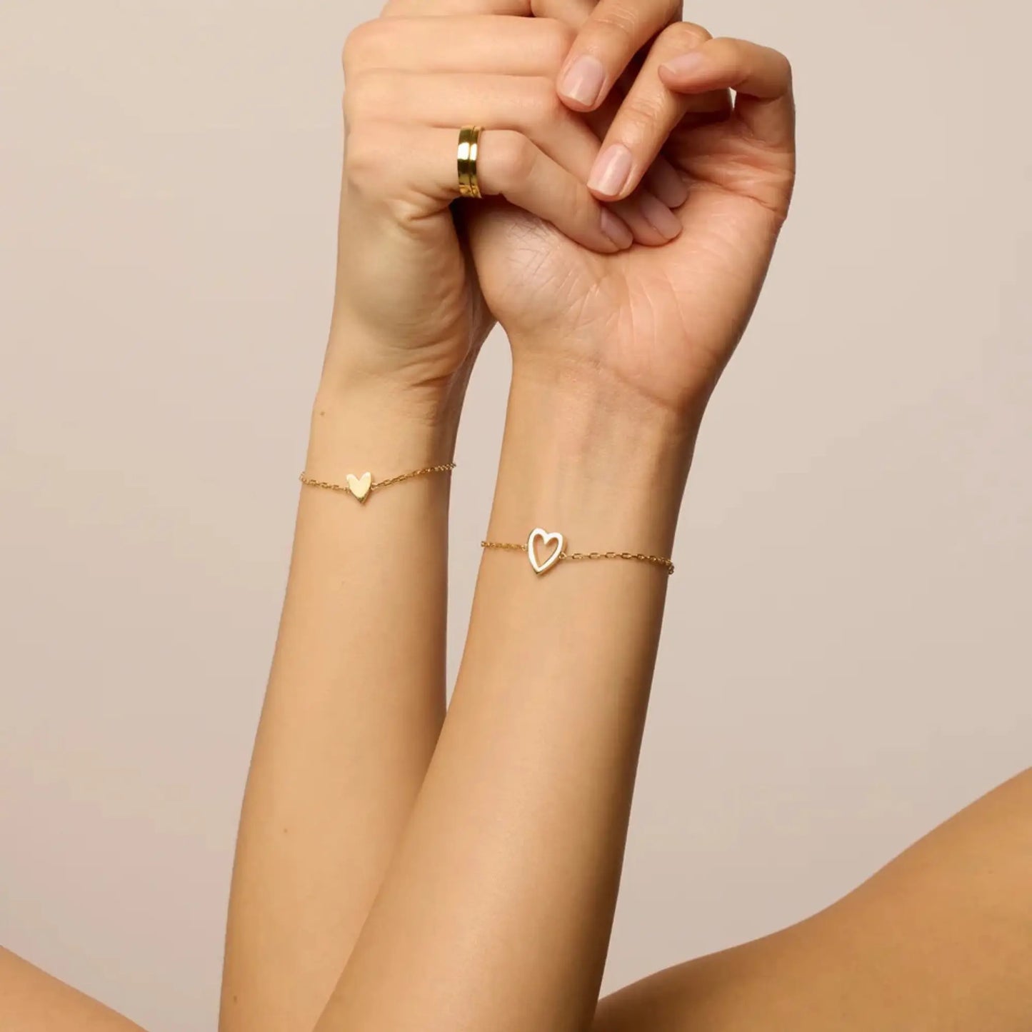 Matching Heart Bracelet  NostalgiaJewels