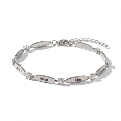 Personalized bracelet with engraving - Silver 925