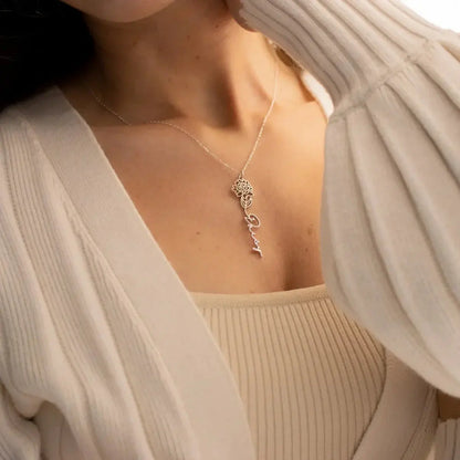 Custom Birth Flower Name Necklace  NostalgiaJewels
