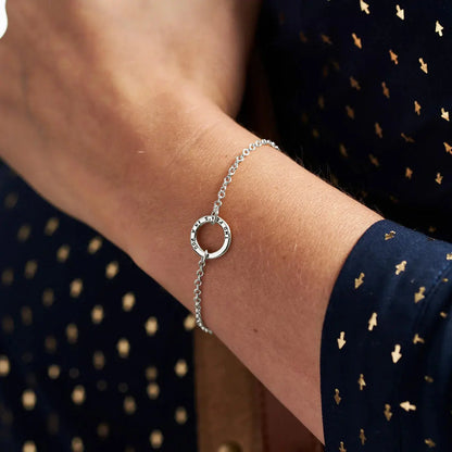 Custom Ring Name Bracelet  NostalgiaJewels